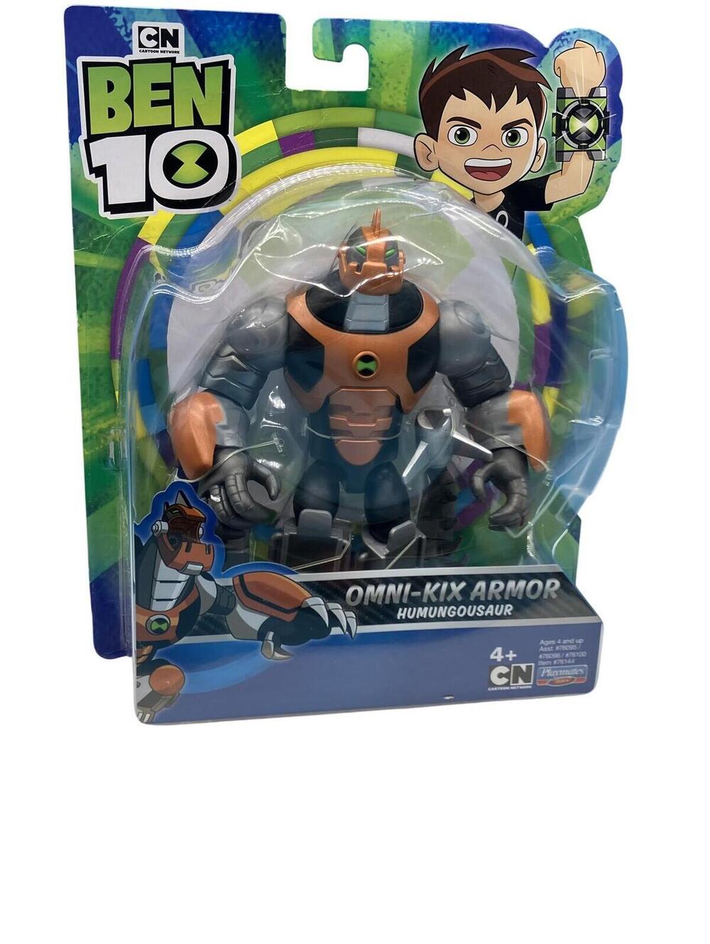 Playmates Ben 10 Omni-Kix Armor Humungousaur 5in Action Figure Toy Gray Orange